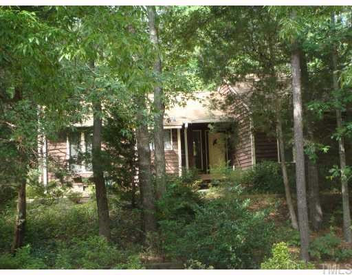 3912 King Charles Road Durham, NC 27707 - Photo 1 of 12 Lovely contemporary Ranch in a private setting! Facade/Exterior Front