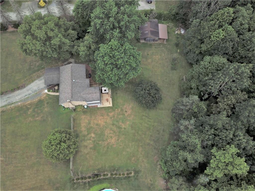 1129 Cheese Run Road Indiana, PA 15701 - Photo 23 of 25 an aerial view of a house with a yard