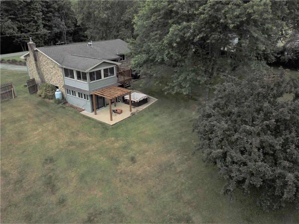 1129 Cheese Run Road Indiana, PA 15701 - Photo 25 of 25 an aerial view of a house with a yard and balcony