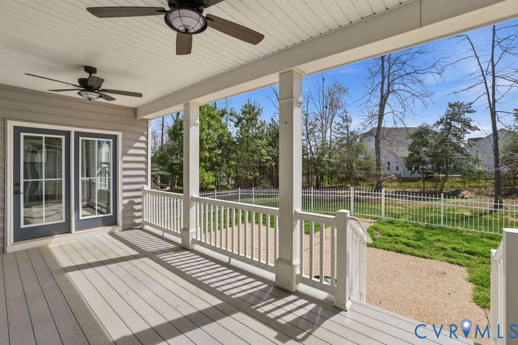 8712 Bailey Hill Road Midlothian, VA 23112 - Photo 33 of 46 a view of a porch with wooden floor and outdoor space
