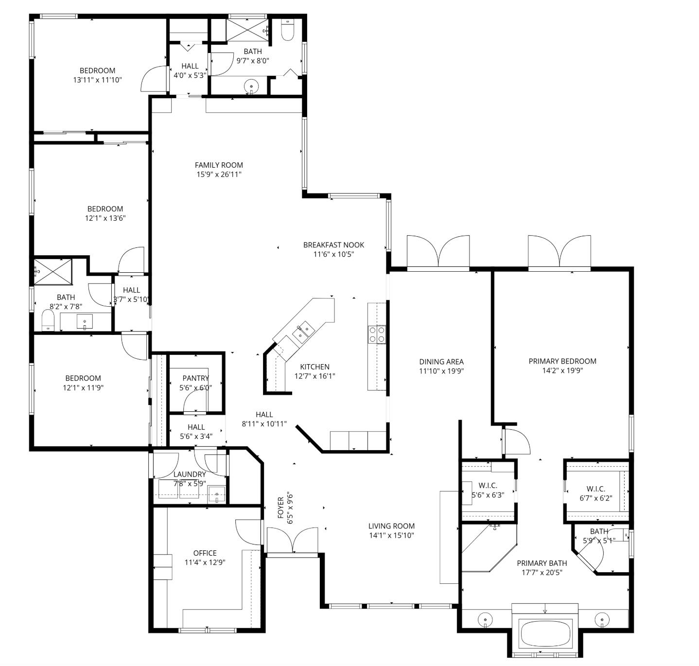 3010 Hampton Circle Boca Raton, FL 33434 - Photo 30 of 30 Floor Plan