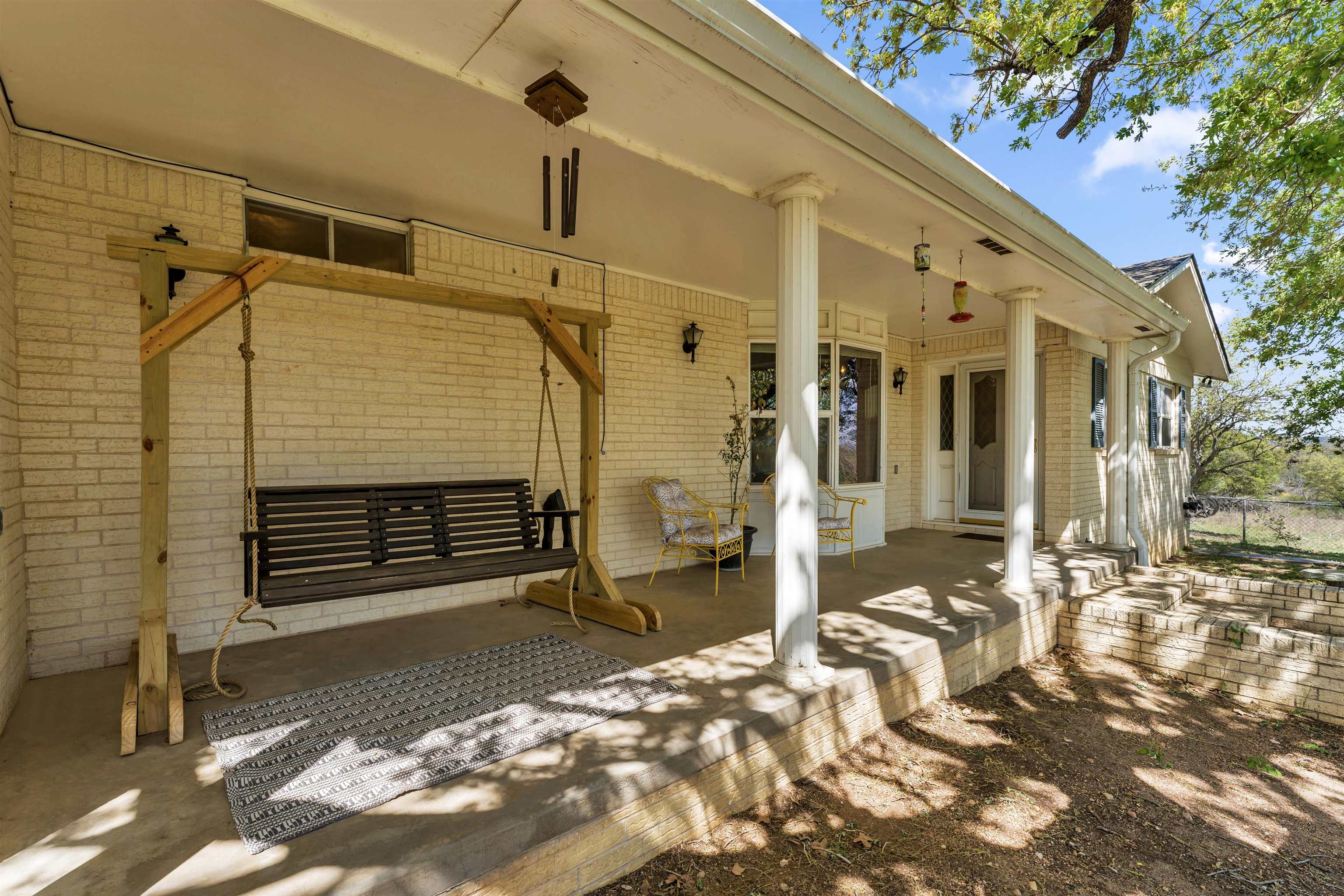 301 Wood Forest Road Kingsland, TX 78639 - Photo 5 of 32 a view of a back yard of the building