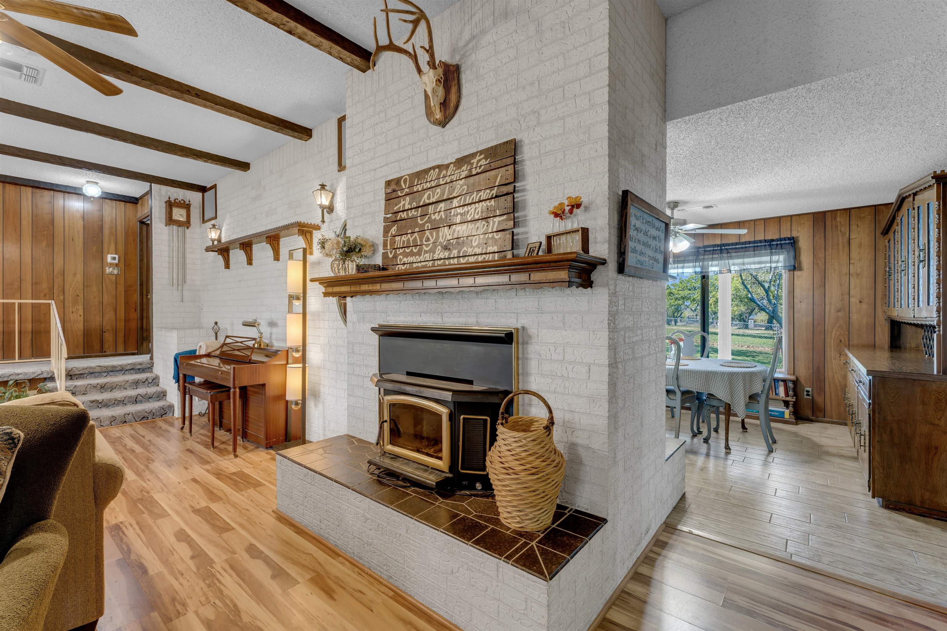 301 Wood Forest Road Kingsland, TX 78639 - Photo 7 of 32 a living room with furniture and a fireplace