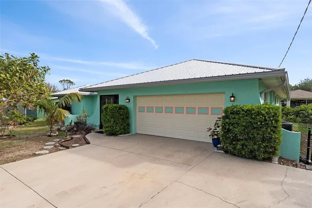 a view of a house with a patio