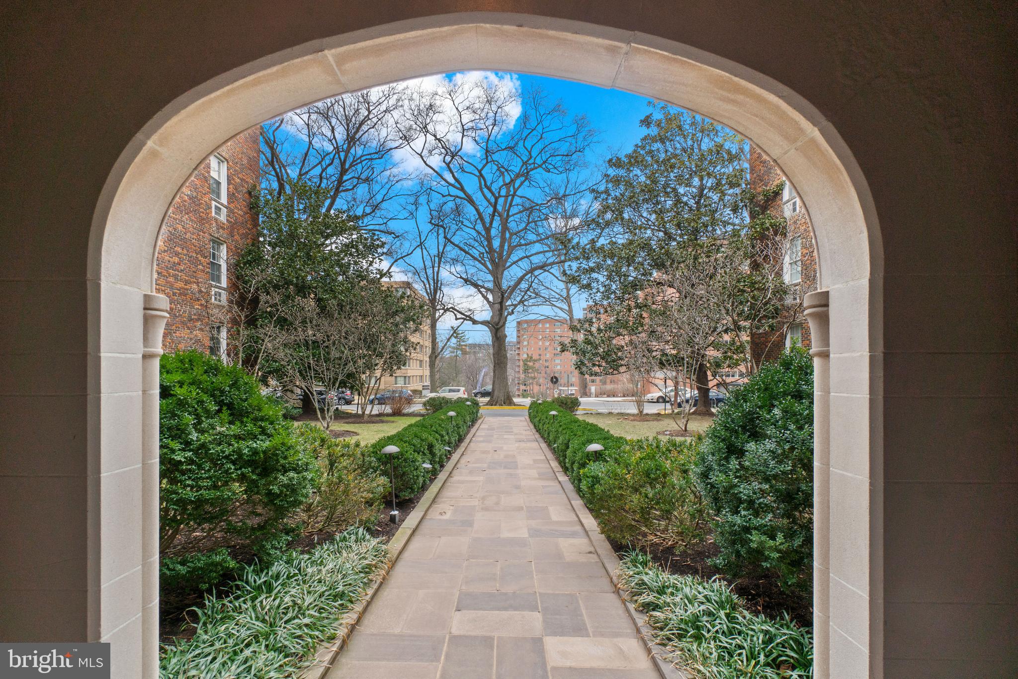 3051 Idaho Avenue Northwest, Unit 204 Washington, DC 20016 - Photo 25 of 27 a view of entryway with garden