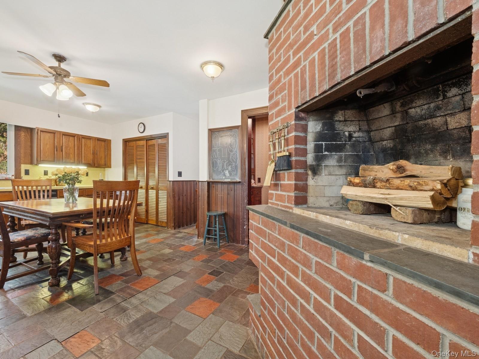 24 Mountain Avenue Cold Spring, NY 10516 - Photo 15 of 28 Kitchen with fireplace