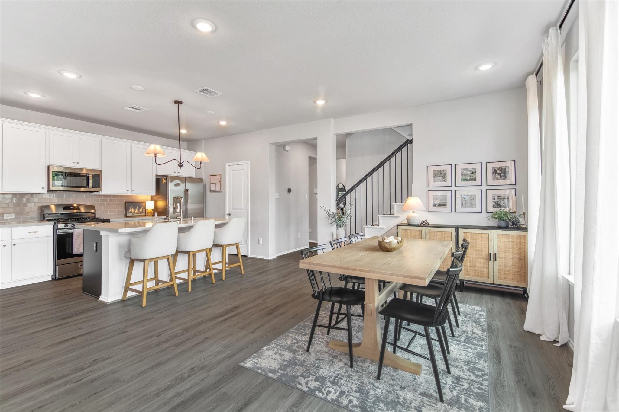 7321 Mount Greylock Loop Porter, TX 77365 - Photo 11 of 46 Kitchen & Dining emphasizing togetherness