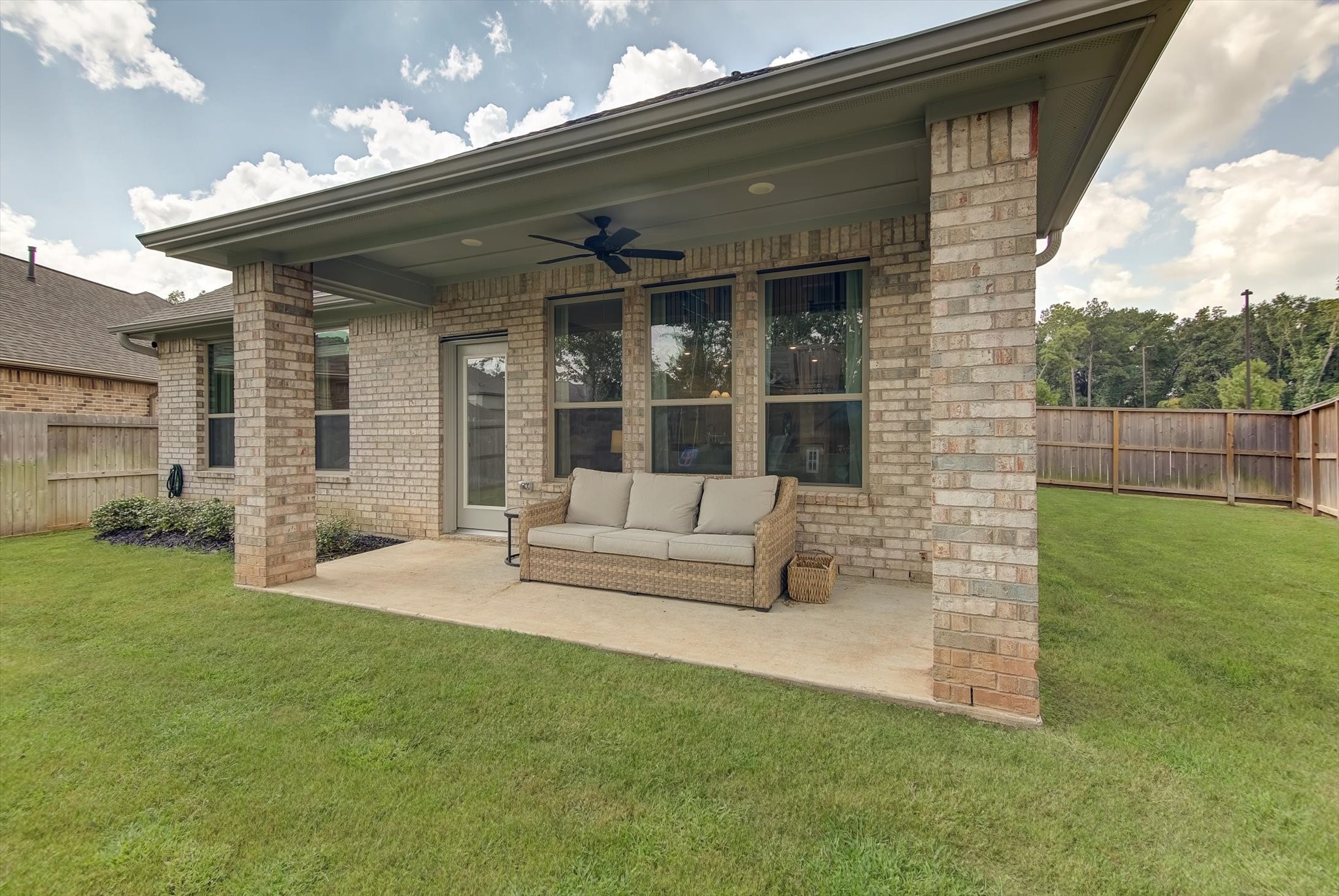 7321 Mount Greylock Loop Porter, TX 77365 - Photo 33 of 46 Covered Patio w/ Fan