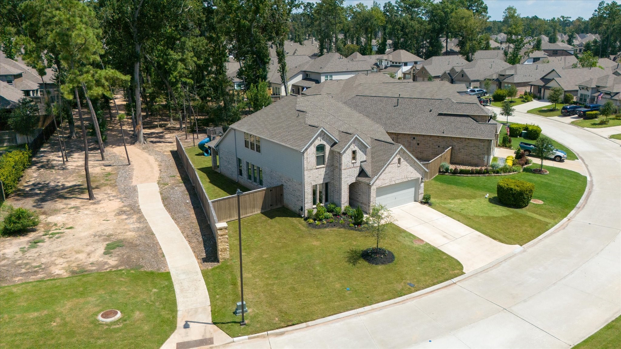 7321 Mount Greylock Loop Porter, TX 77365 - Photo 37 of 46 Sits on Preserve trail