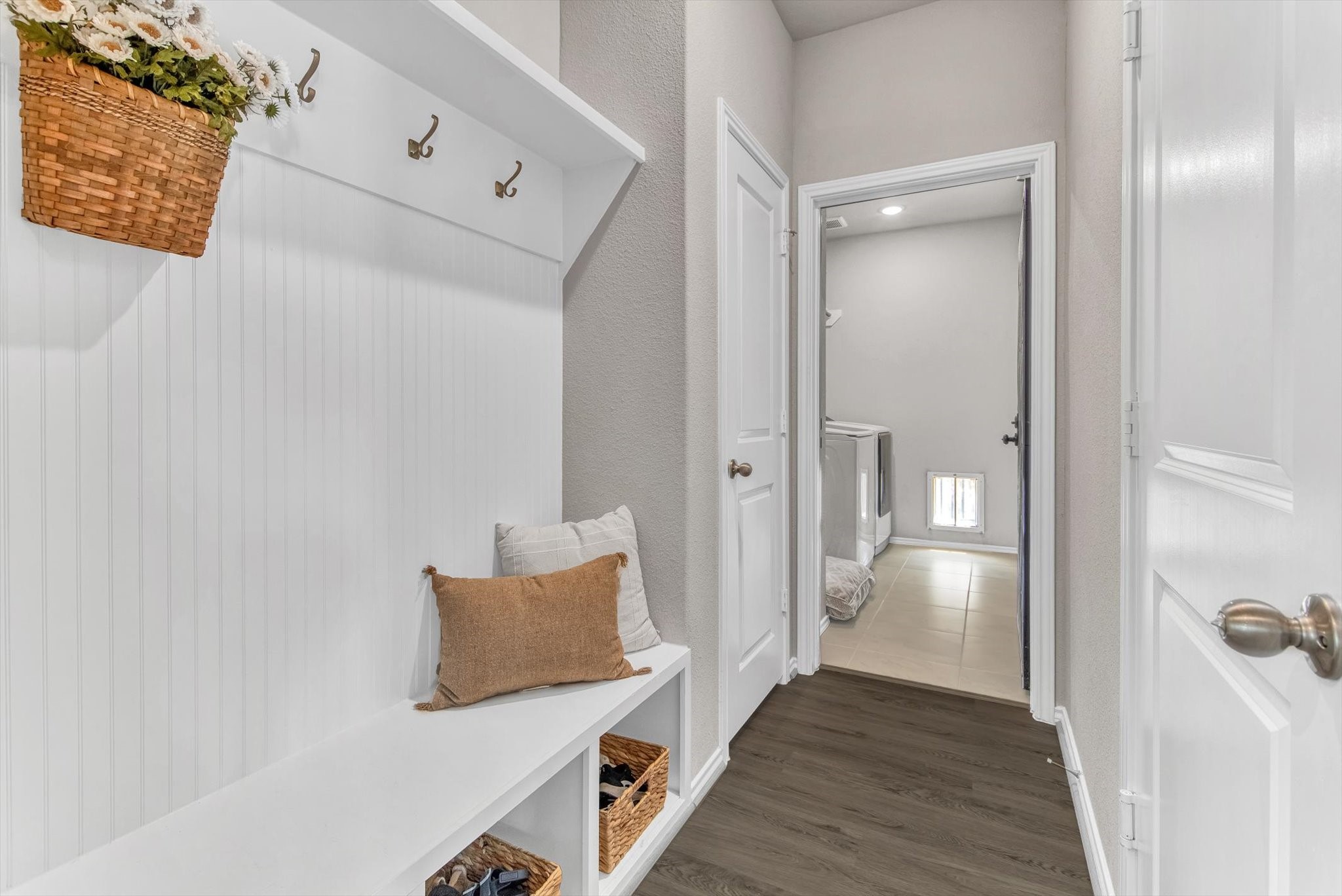 7321 Mount Greylock Loop Porter, TX 77365 - Photo 8 of 46 Mud Room with Compartments and Peg Racks