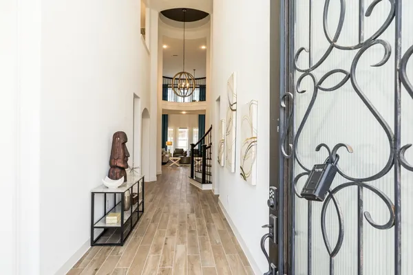 a view of a entryway