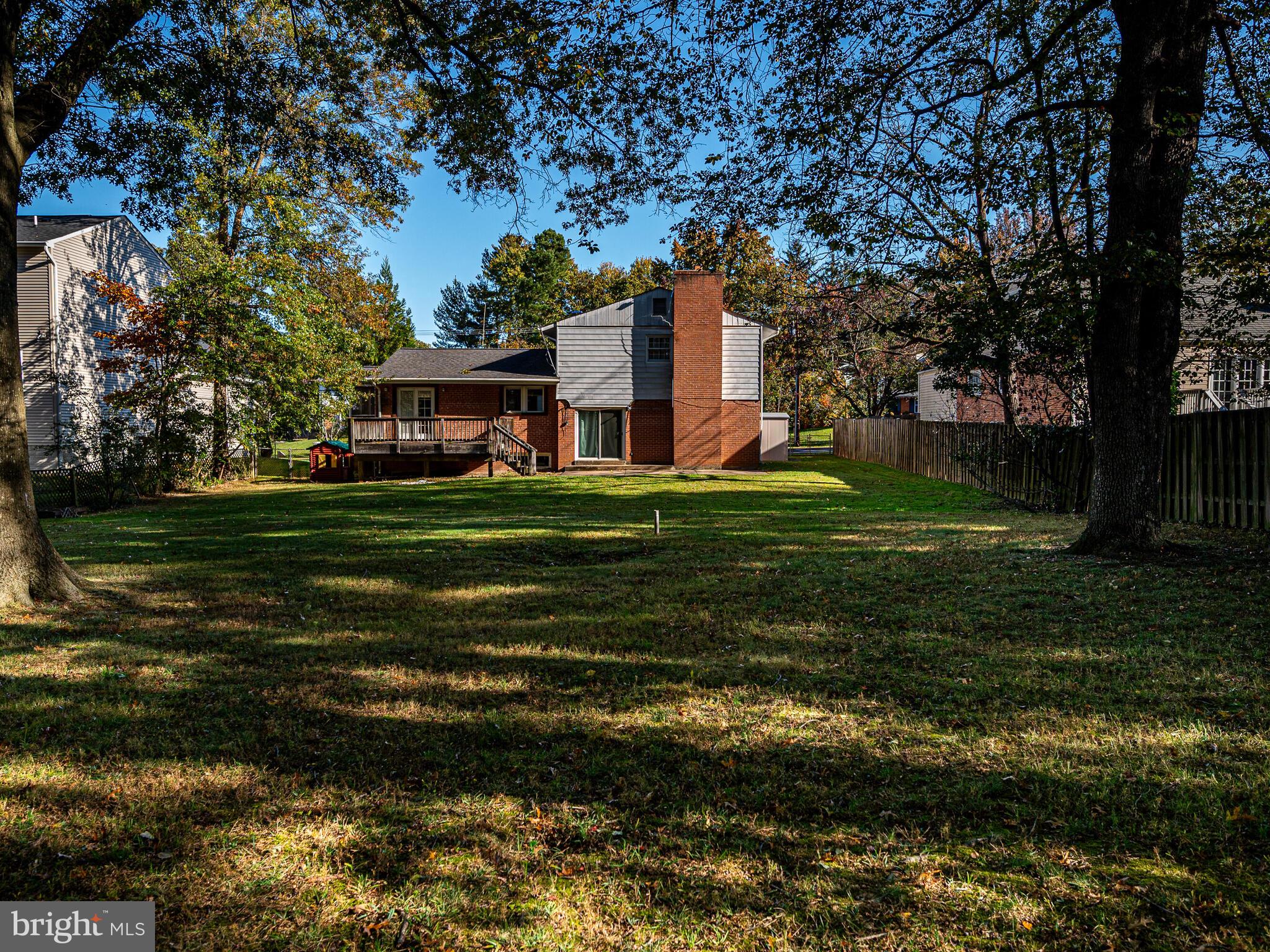 426 Old Courthouse Road Northeast Vienna, VA 22180 - Photo 50 of 56 Spacious Back Yard