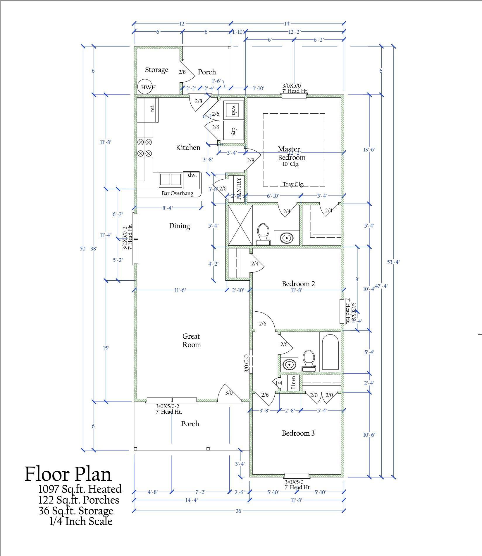 4170 Fairlane Road Loris, SC 29569 - Photo 6 of 6 View of property floor plan