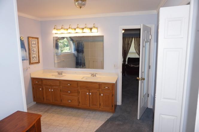 2384 Rocky Fork Road Nolensville, TN 37135 - Photo 14 of 21 a spacious bathroom with a double vanity sink and a mirror