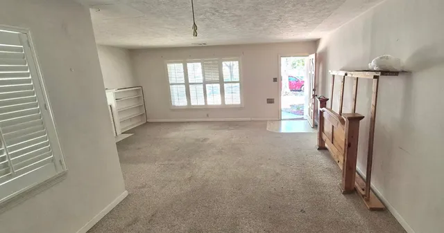 a view of entryway with stairs