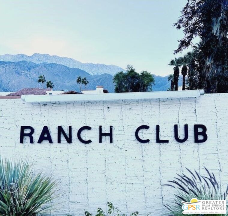 1421 North Sunrise Way, Unit 34 Palm Springs, CA 92262 - Photo 25 of 34 a view of outdoor space with seating area