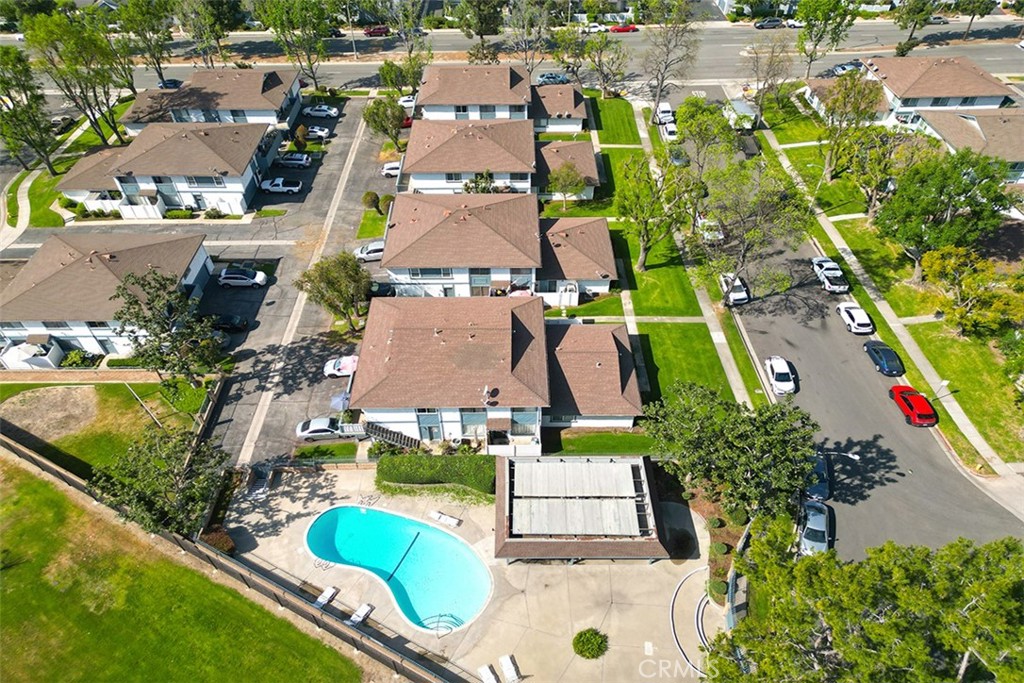 871 West 13th Street, Unit 4 Azusa, CA 91702 - Photo 20 of 22 an aerial view of residential houses with outdoor space