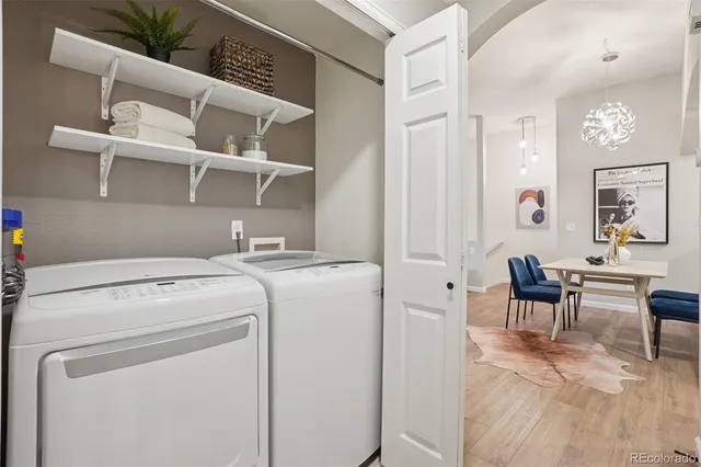 a view of washer and dryer