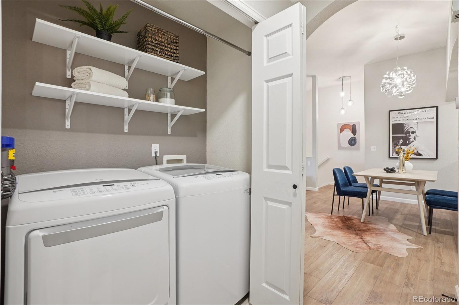 4271 South Blackhawk Circle, Unit 2C Aurora, CO 80014 - Photo 26 of 45 a view of washer and dryer