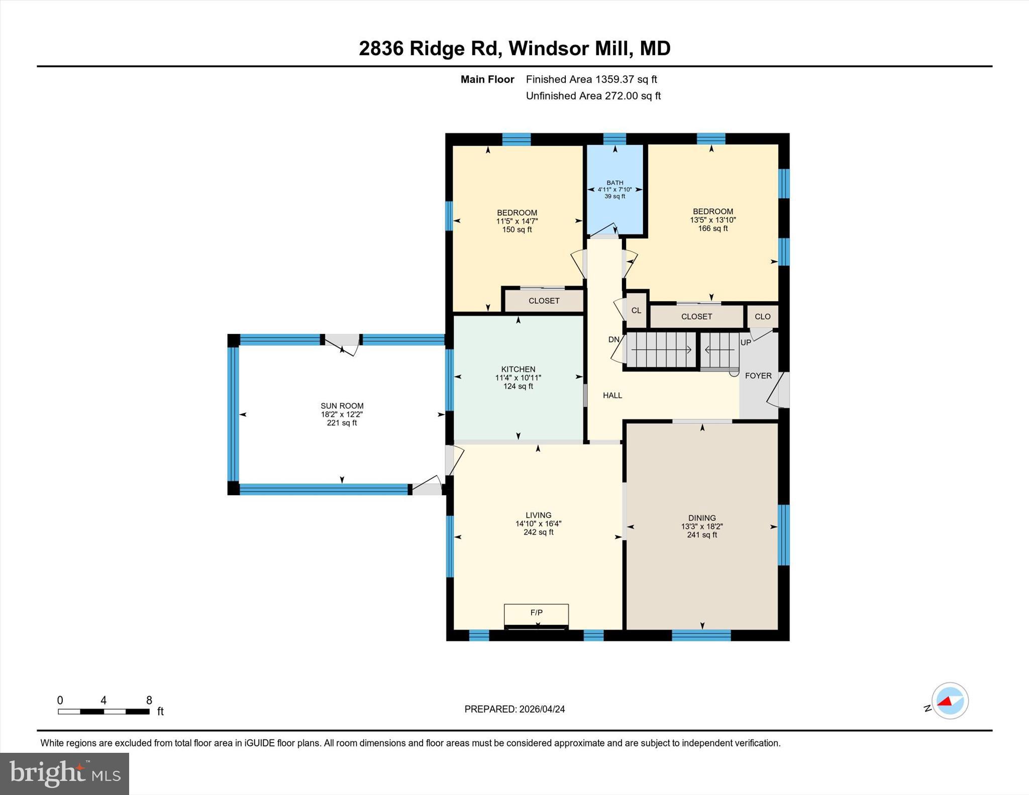 2836 Ridge Road Windsor Mill, MD 21244 - Photo 45 of 47 Main floorplan