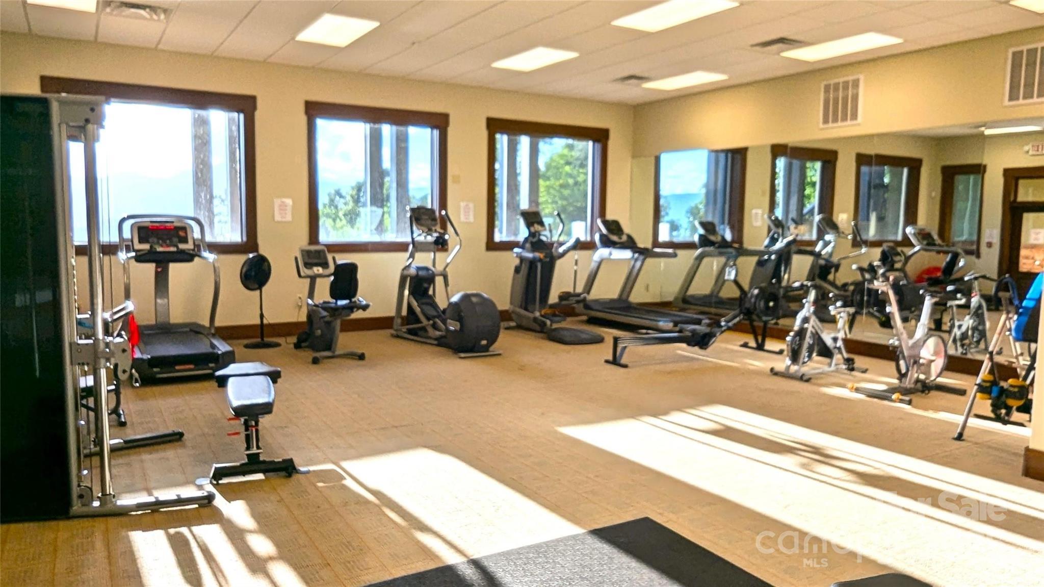 0 Golden Ridge Drive Lake Lure, NC 28746 - Photo 8 of 10 a view of a room with gym equipment