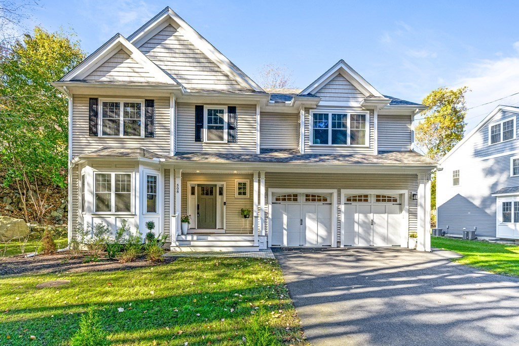 508 South Border Road Winchester, MA 01890 - Photo 1 of 41 a front view of a residential houses with yard