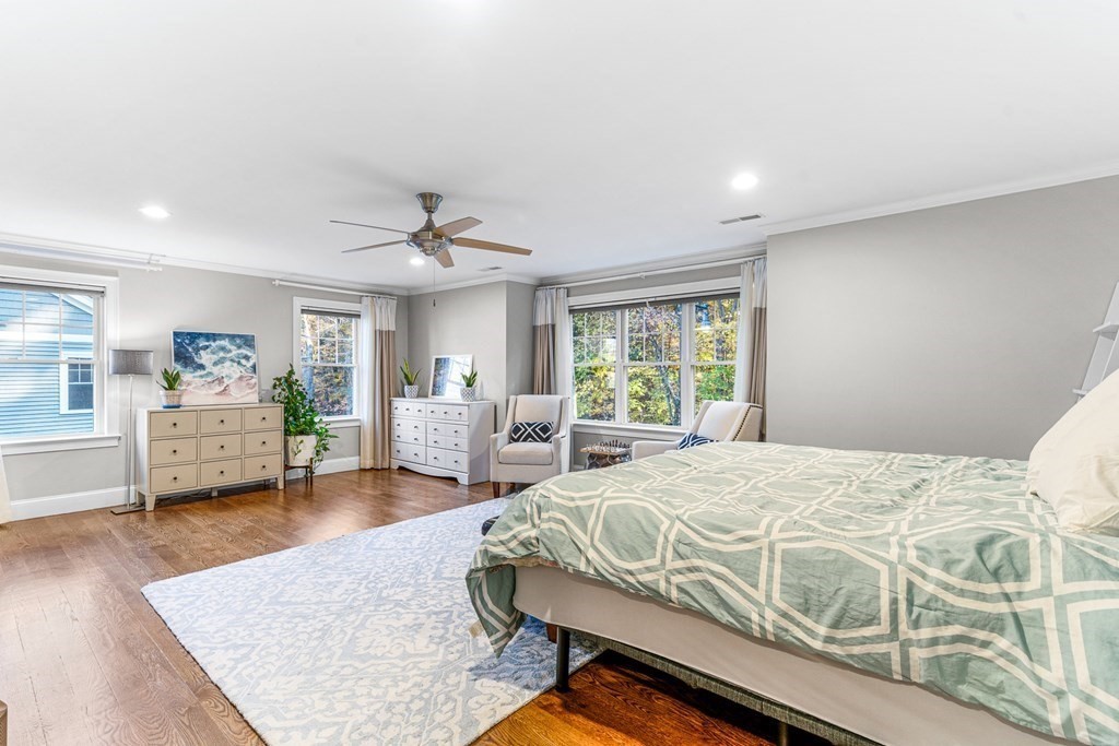 508 South Border Road Winchester, MA 01890 - Photo 18 of 41 a bed sitting in a spacious bedroom next to a window