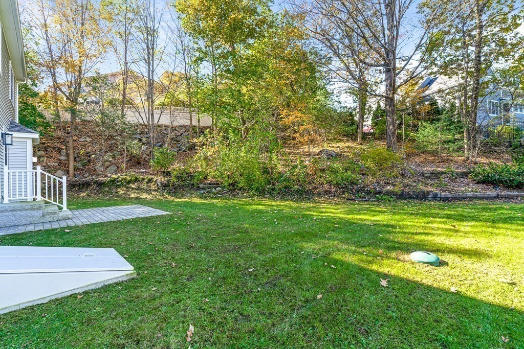 508 South Border Road Winchester, MA 01890 - Photo 35 of 41 a view of a backyard with large trees