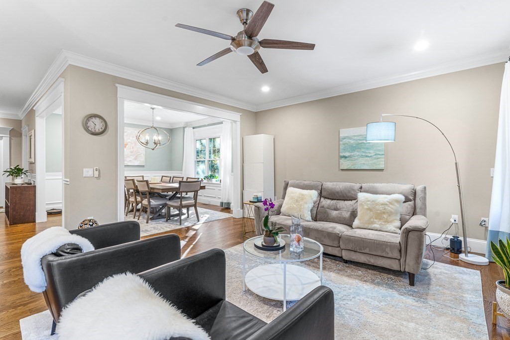 508 South Border Road Winchester, MA 01890 - Photo 10 of 41 a living room with furniture and a large window
