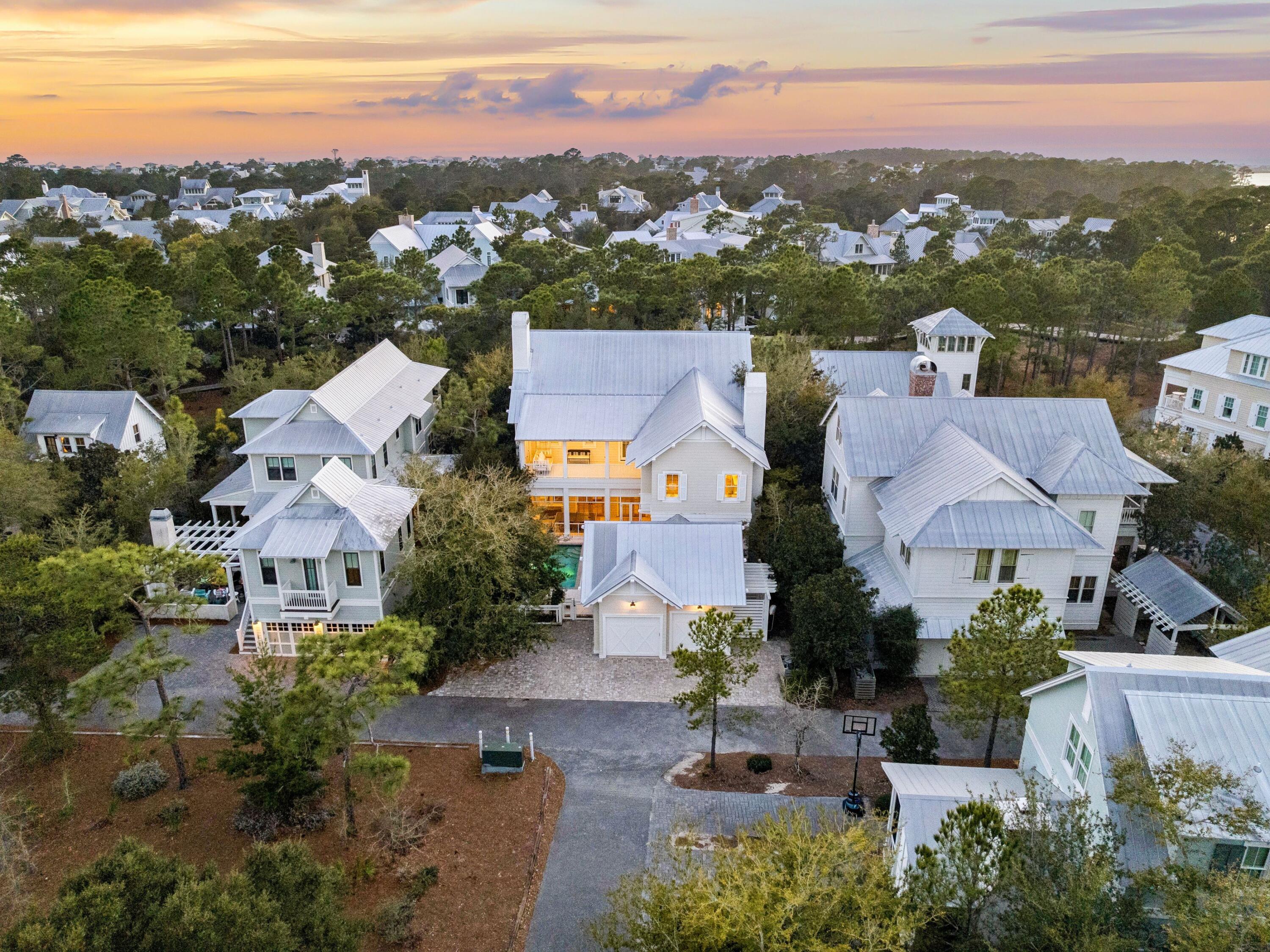 116 Wiregrass Way Santa Rosa Beach, FL 32459 - Photo 46 of 52 an aerial view of residential houses with outdoor space