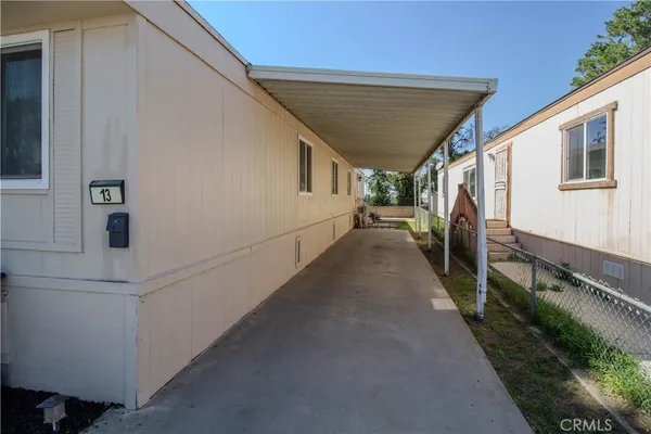 a view of a house with a street