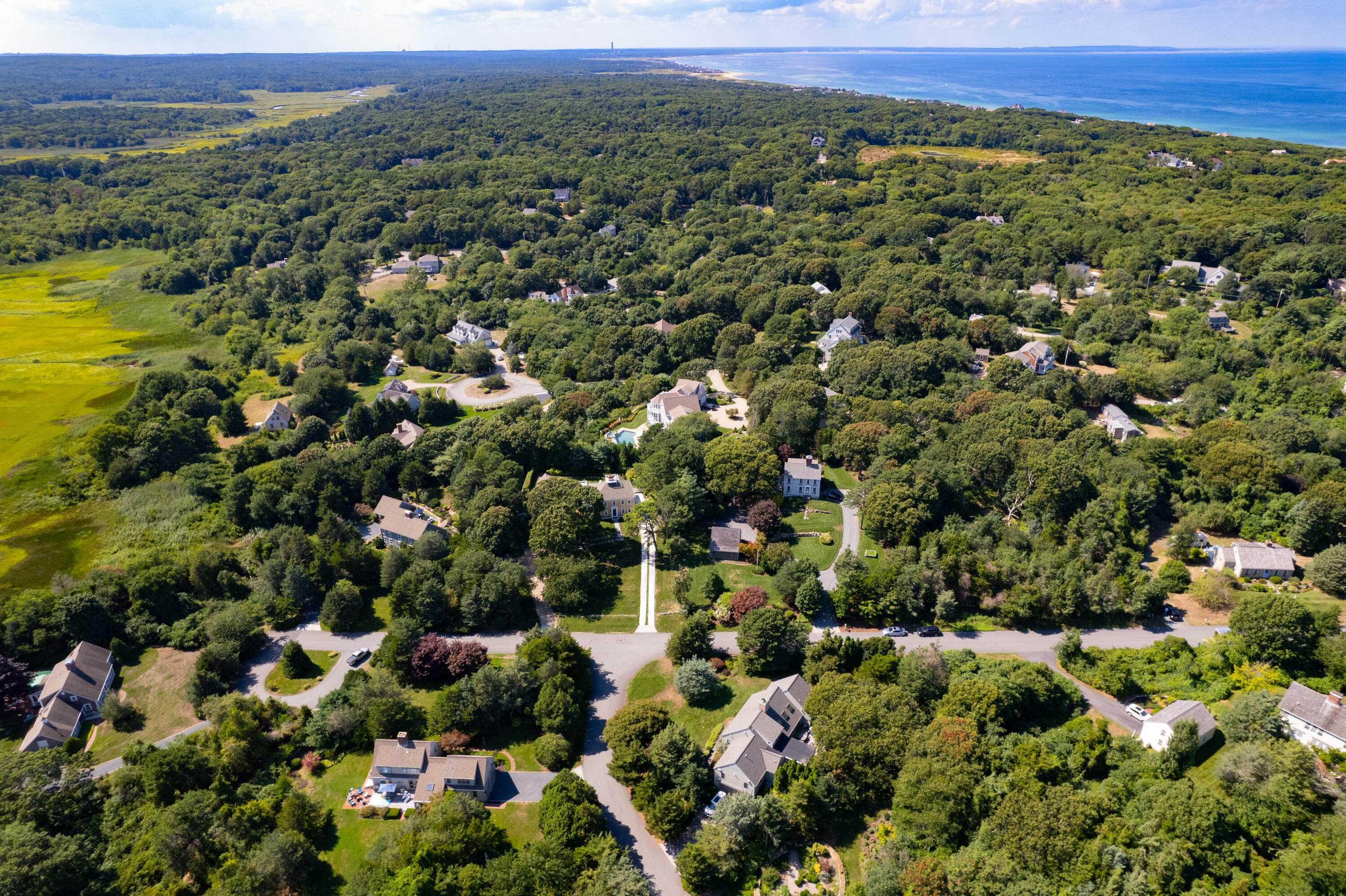 141 Point Hill Road West Barnstable, MA 02668 - Photo 24 of 26 a view of a city with green field
