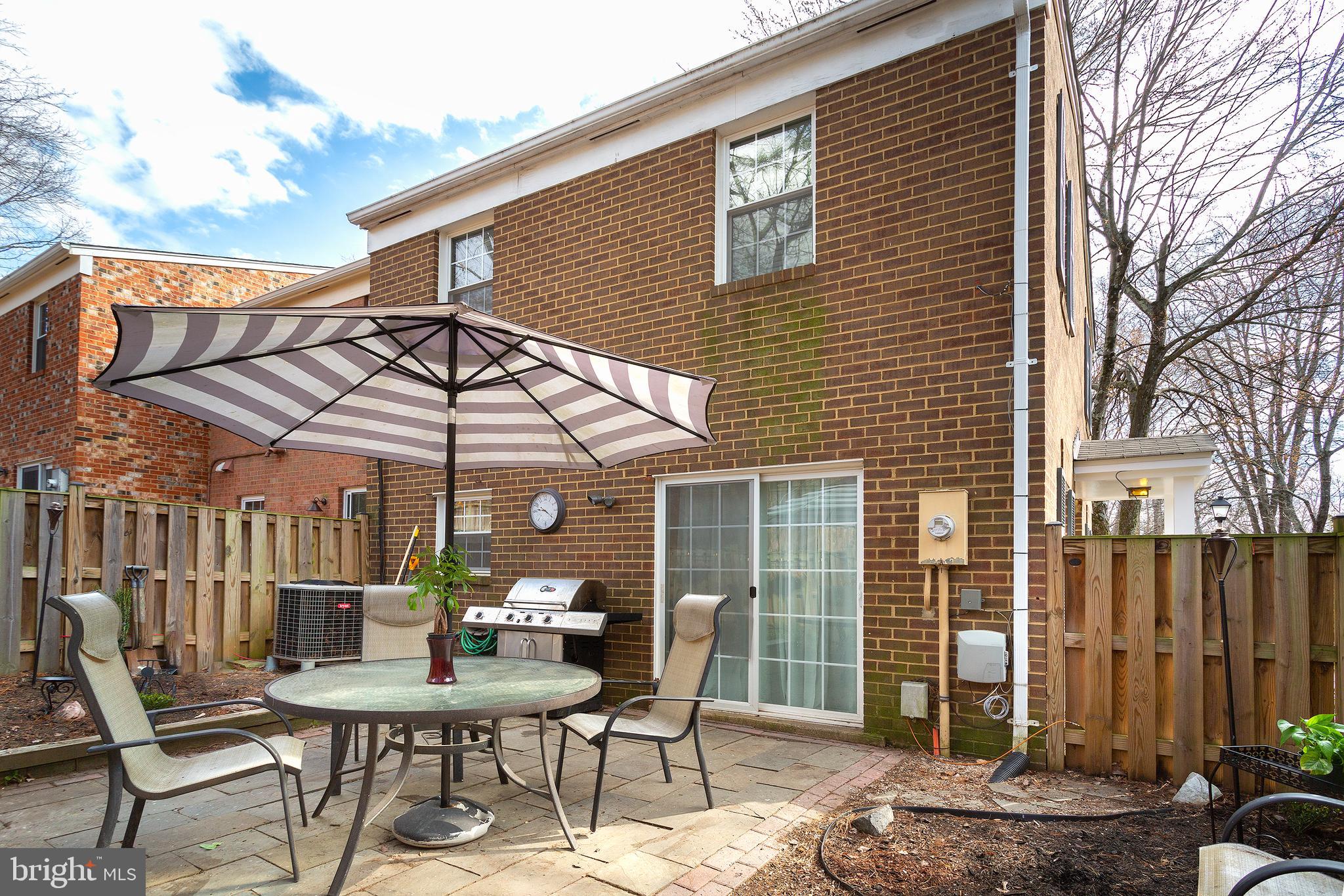 2228 Gunsmith Square Reston, VA 20191 - Photo 29 of 33 Fenced Patio that is good for BBQ time!