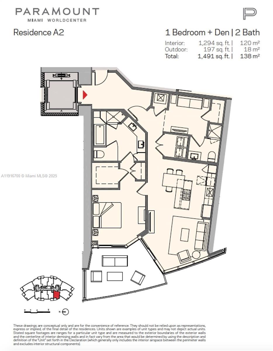 851 Northeast 1st Avenue, Unit 1810 Miami, FL 33132 - Photo 26 of 26 a picture of a book and a bed