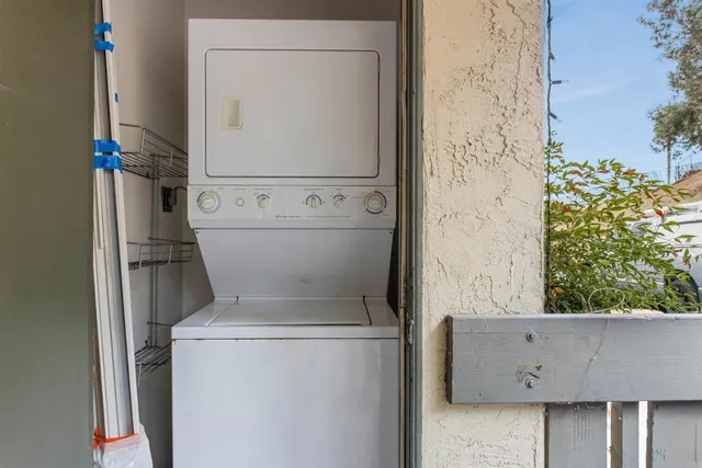 view of storage room