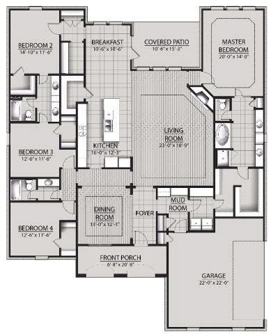 33733 Rutland Lane Daphne, AL 36527 - Photo 26 of 26 Floor plan