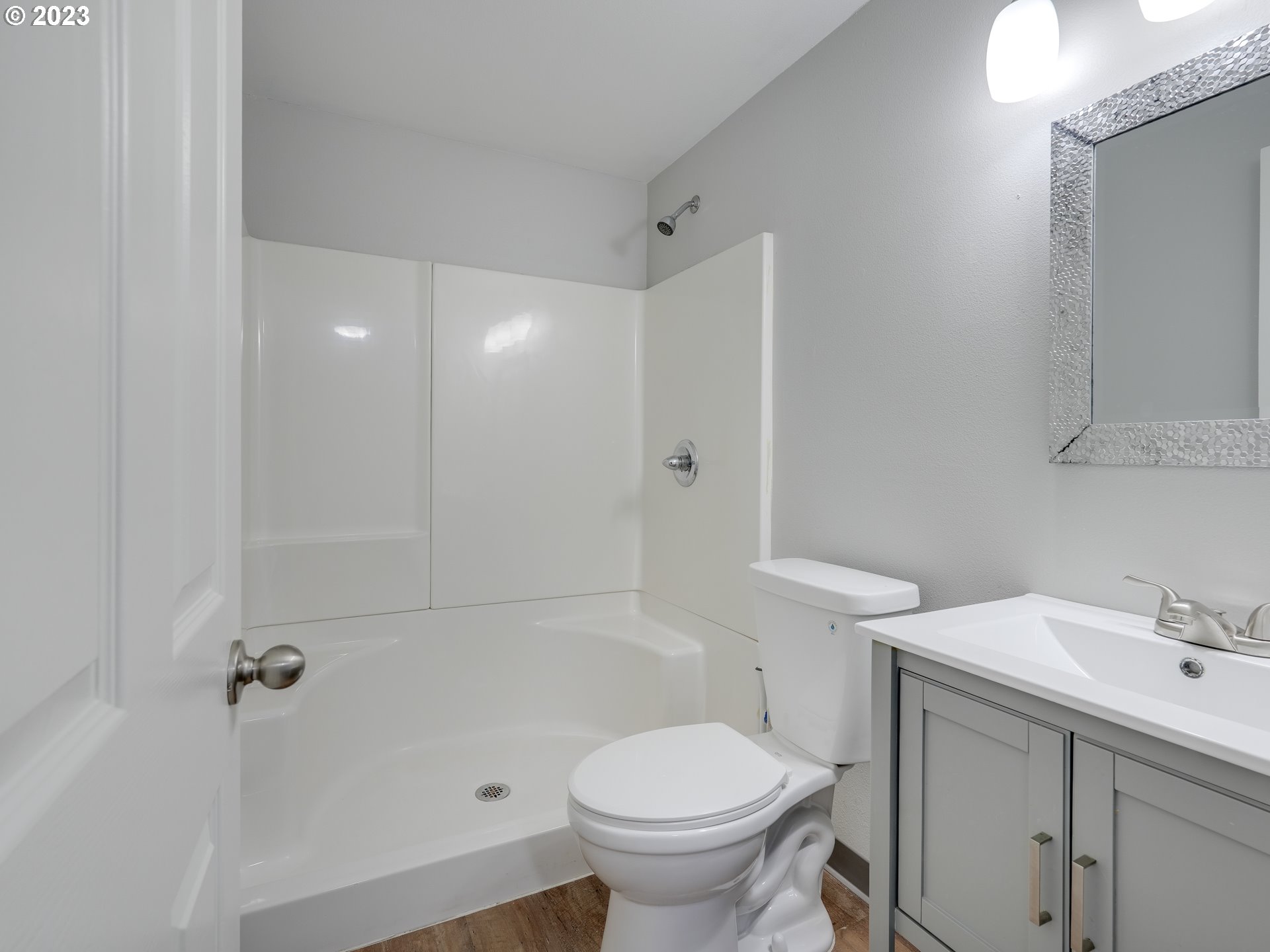 6676 North Mears Street Portland, OR 97203 - Photo 17 of 21 a bathroom with a sink toilet and shower