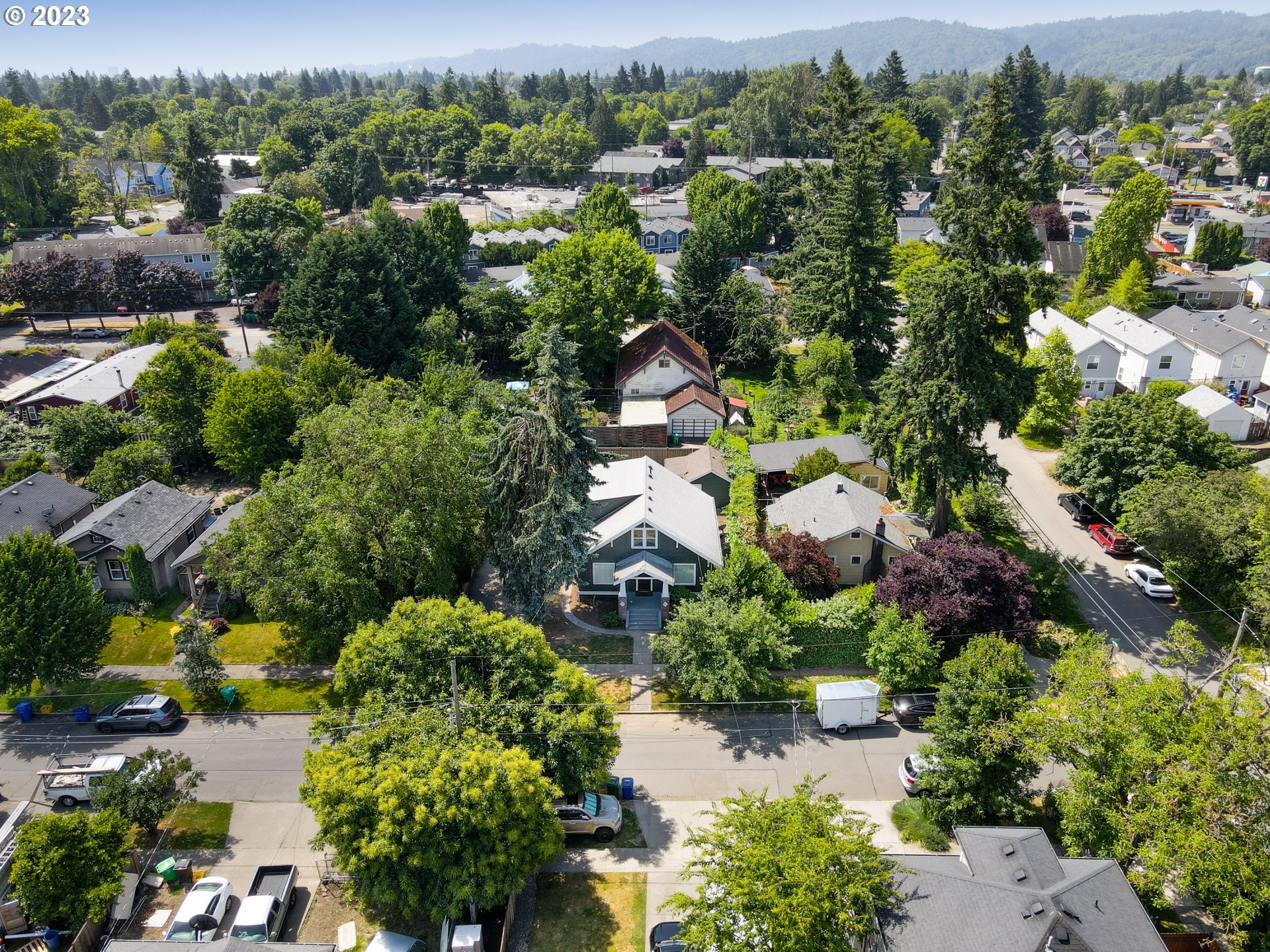 6676 North Mears Street Portland, OR 97203 - Photo 20 of 21 an aerial view of a house with yard