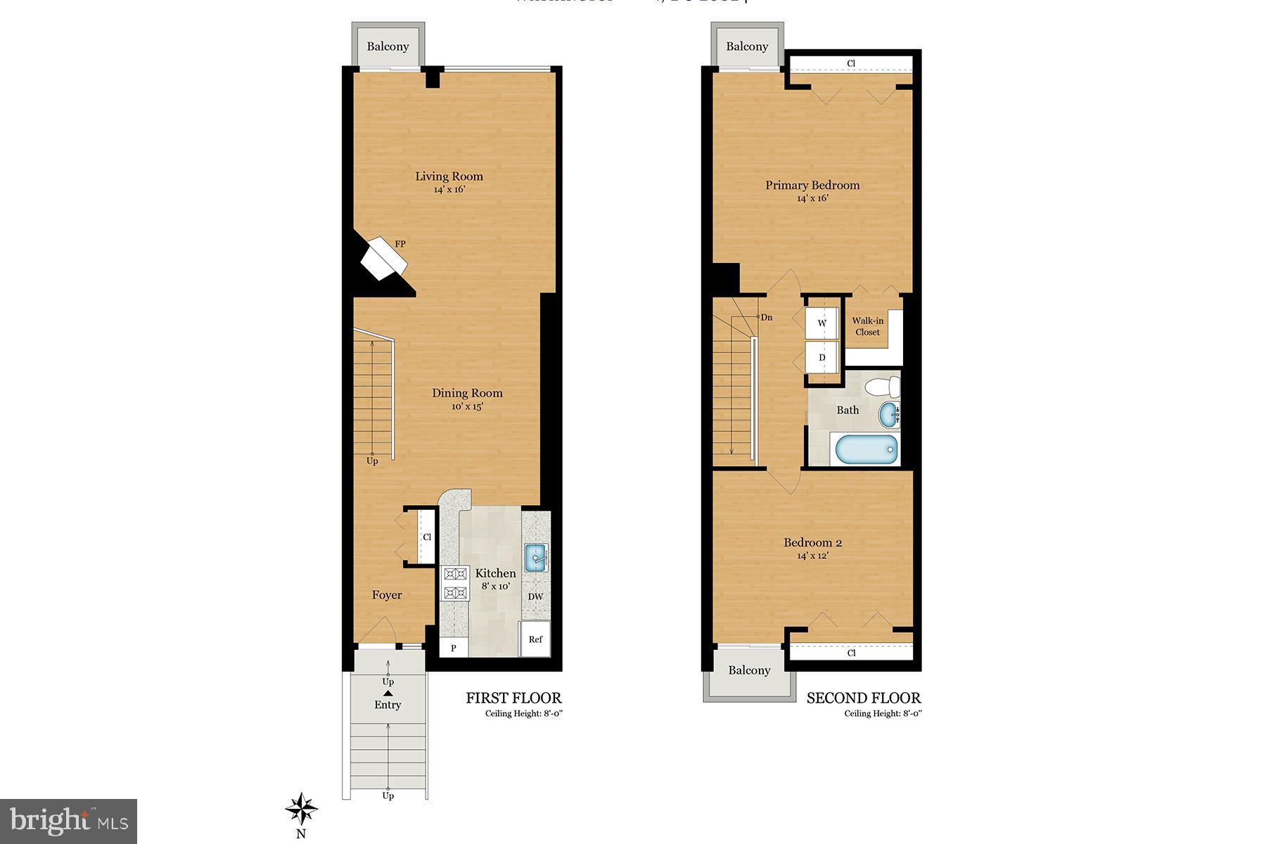 337 N Street Southwest Washington, DC 20024 - Photo 17 of 28 a picture of a floor plan