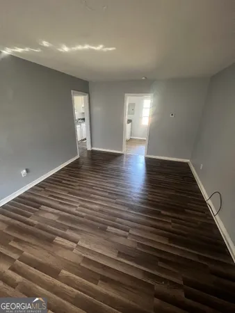 a swimming pool with a yard