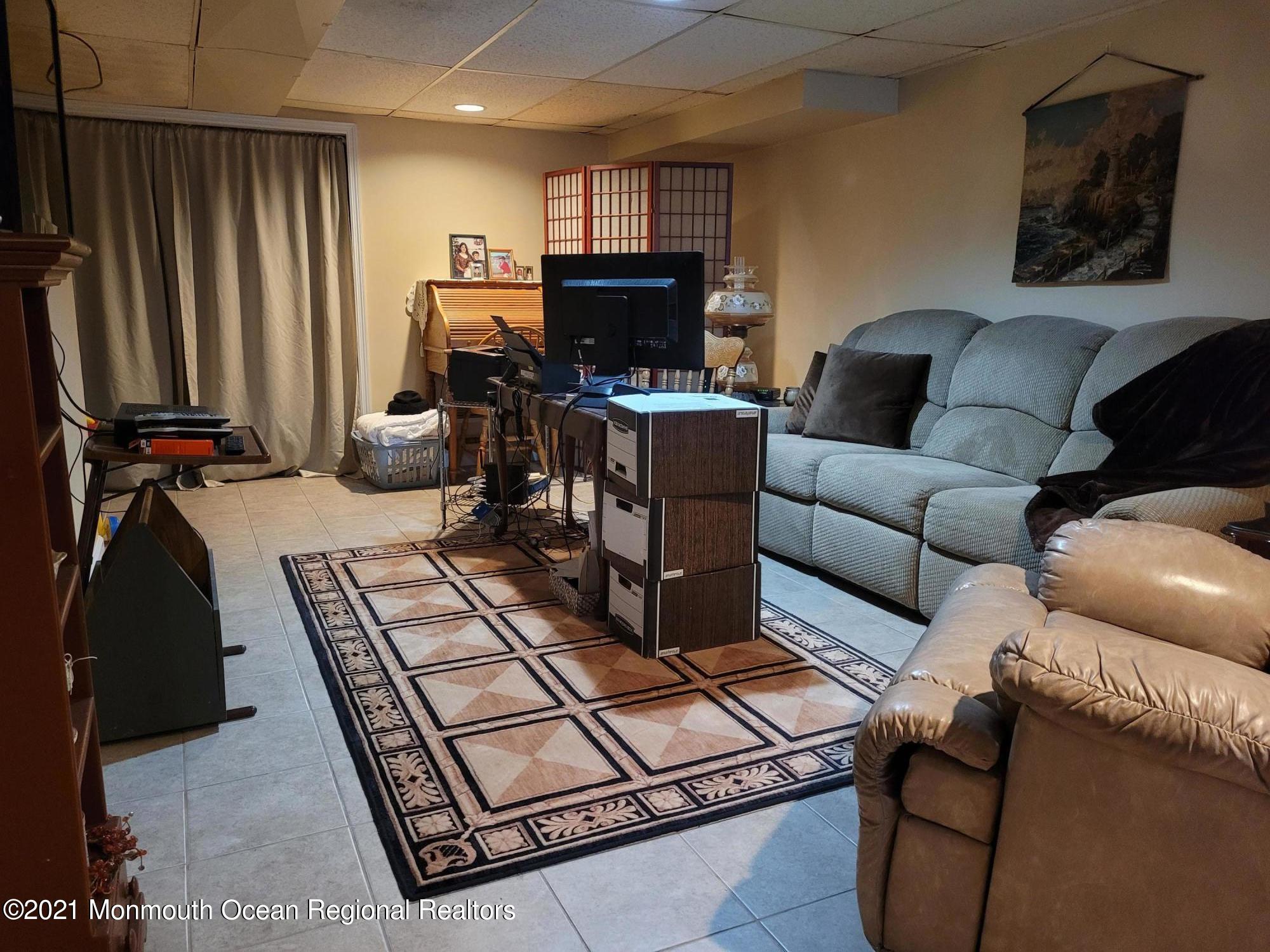 10 Gull Way Keyport, NJ 07735 - Photo 12 of 40 Full finished walkout basement