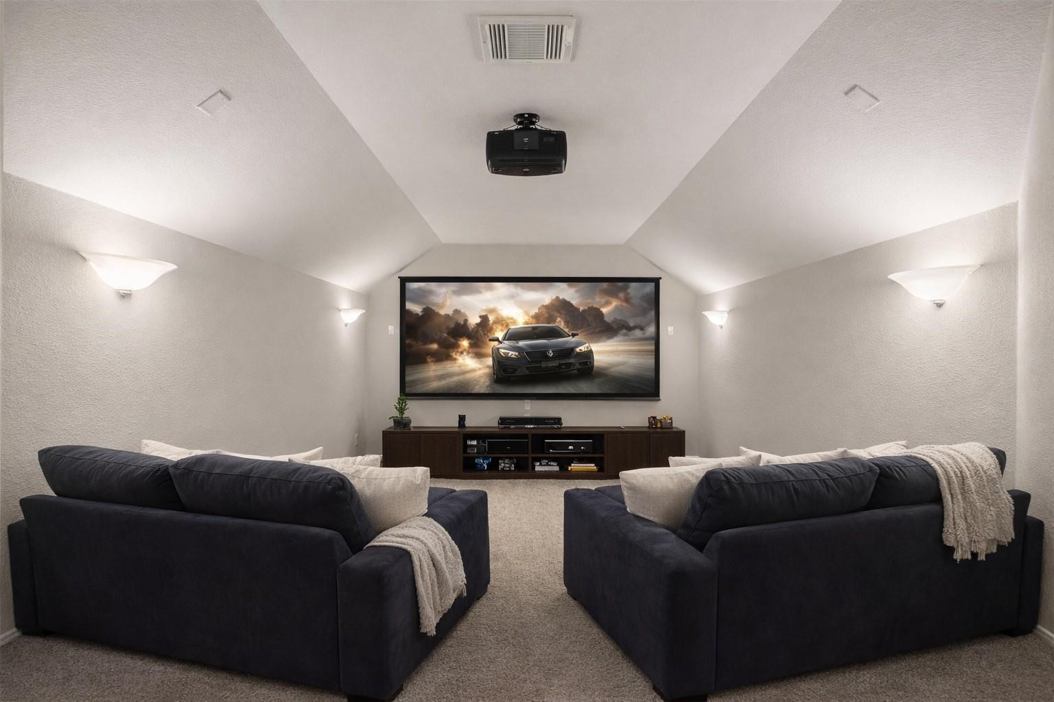 4438 Selwyn Road Richmond, TX 77407 - Photo 10 of 23 a living room with furniture and a flat screen tv