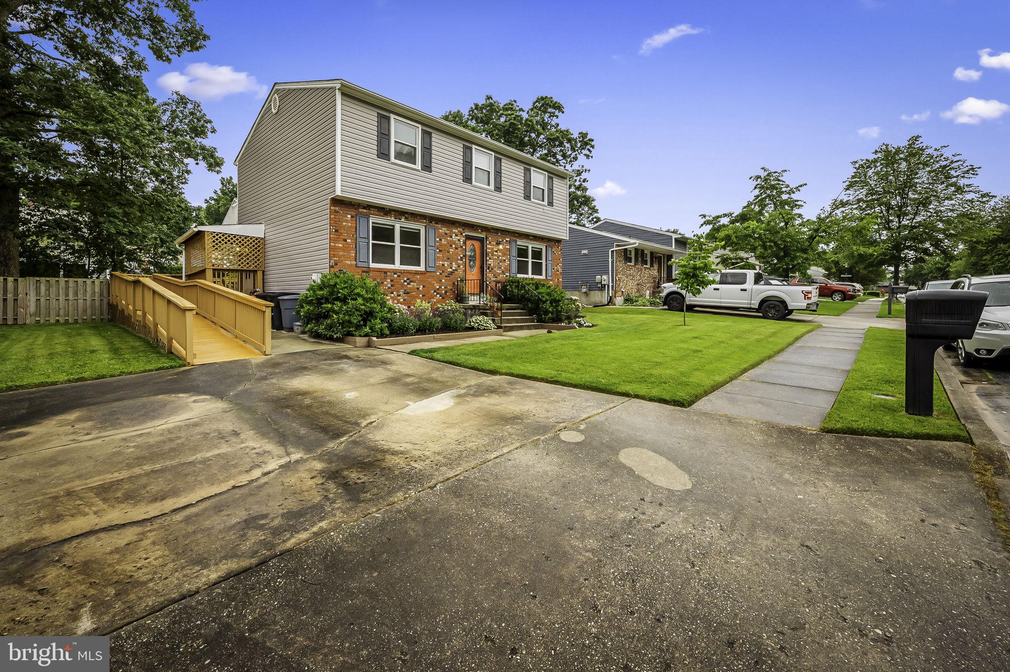 4221 Winterode Way Nottingham, MD 21236 - Photo 2 of 34 Front w/ driveway and access ramp
