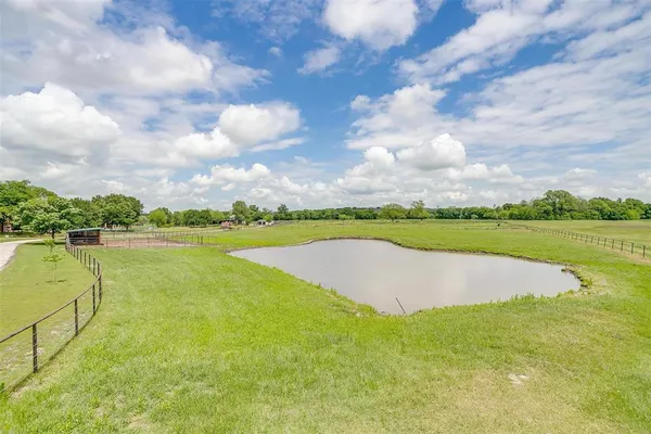 a huge green field with lots of trees