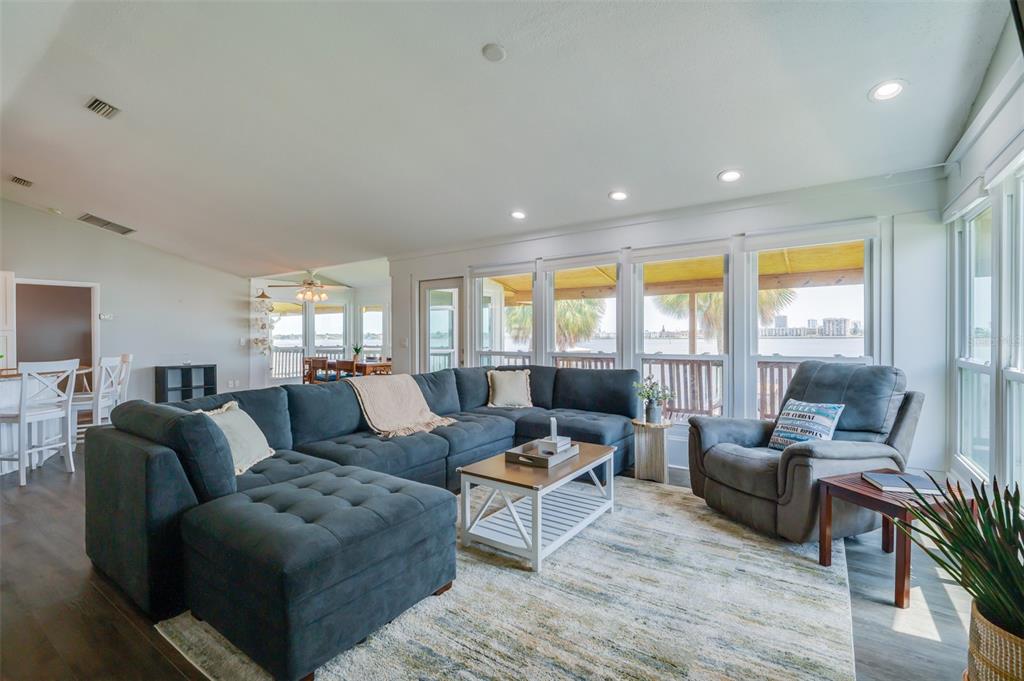 1633 Riverside Drive Daytona Beach, FL 32117 - Photo 10 of 25 a living room with furniture and a large window