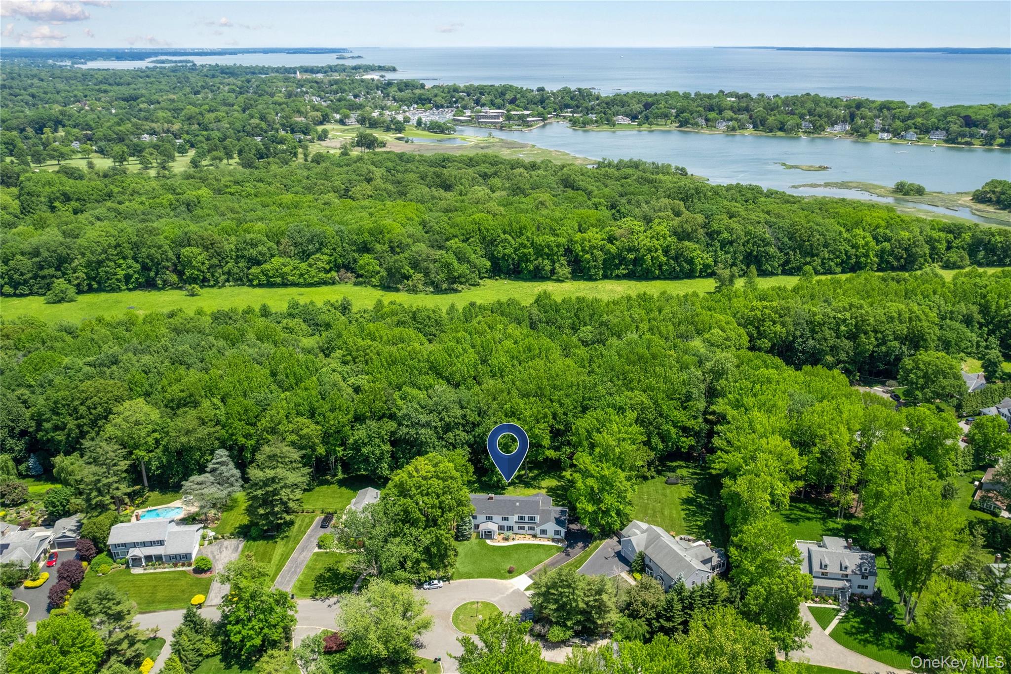 19 John Jay Place Rye, NY 10580 - Photo 3 of 45 Bordered by the Marshlands Conservancy, a 147-acre wildlife sanctuary, the property offers a lifestyle defined by nature and privacy.