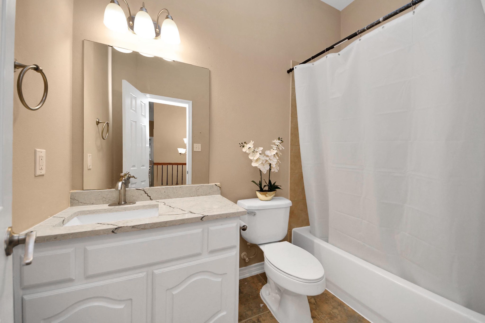 706 River Delta Lane Rosenberg, TX 77469 - Photo 35 of 50 a bathroom with a sink toilet and a mirror