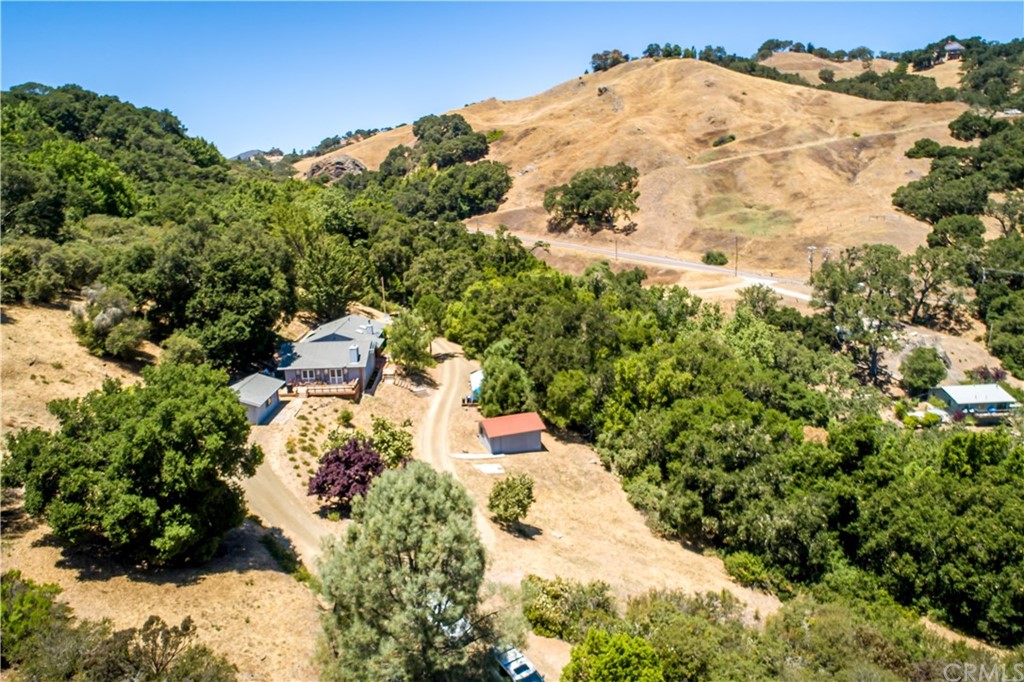 13595 Morro Road Atascadero, CA 93422 - Photo 1 of 1 an aerial view of a houses with a yard