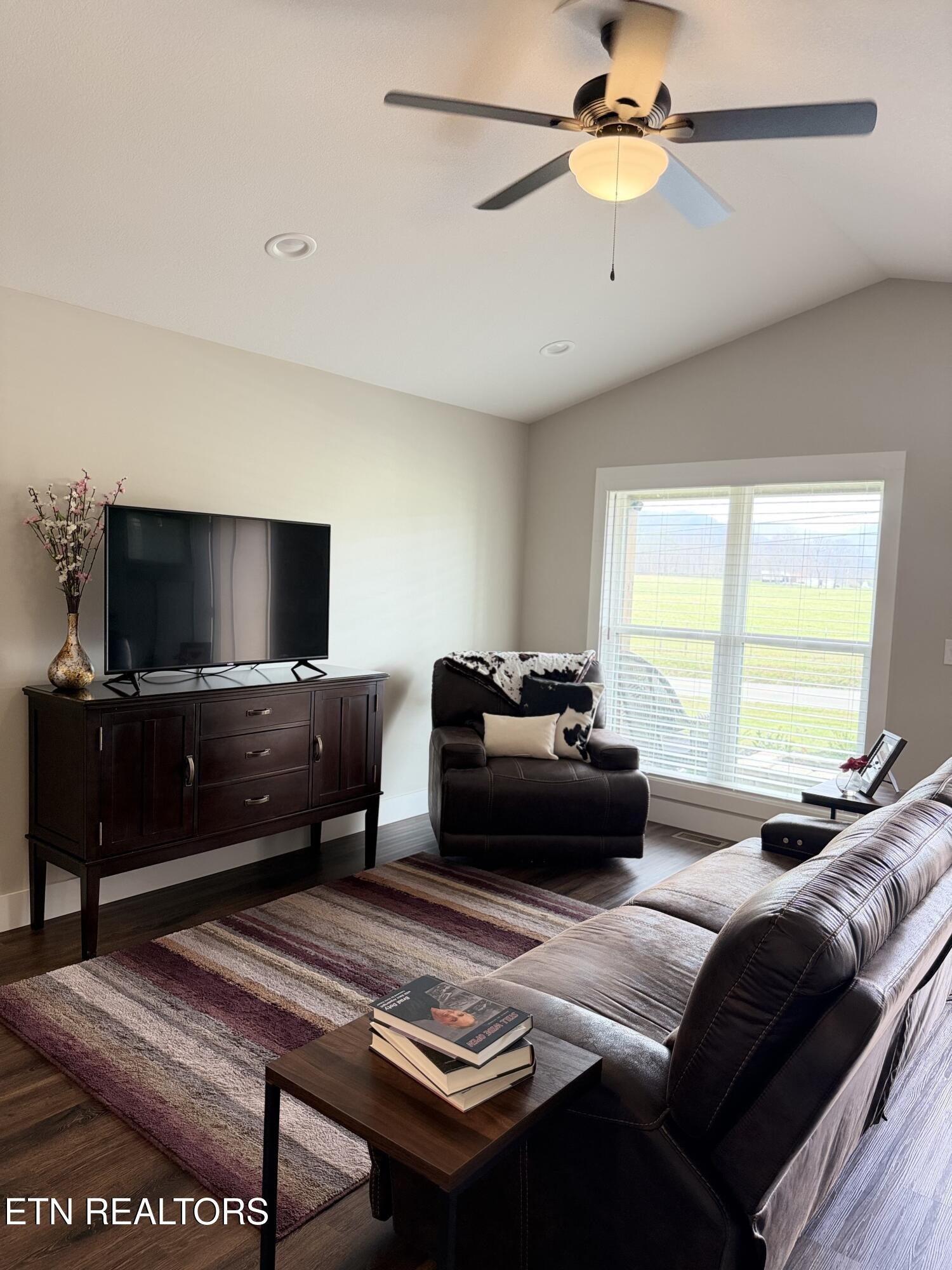 1021 Pleasant Grove Road Winfield, TN 37892 - Photo 21 of 42 a living room with furniture and a flat screen tv