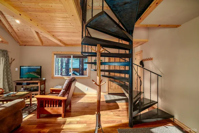 a work room with furniture